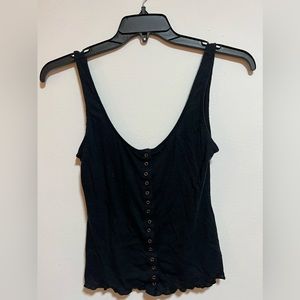 Free people basic black tank